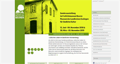 Desktop Screenshot of freilichtmuseum-beuren.de